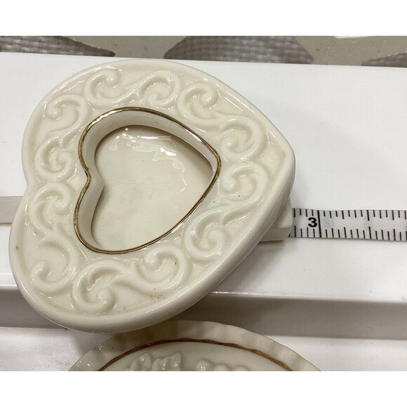 Lenox Porcelain Fruits of Life Small Trinket Box With Lid & Mini Picture Frame - Picture 8 of 8